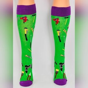 ARAD Novelty Hammer Socks for Men and Women, Crazy Tool-Themed Apparel New